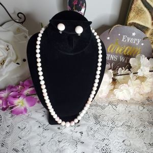 Set  Necklace & Clip on Earrings